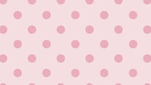 Pink Polka Dot Pattern On A Pink Background Wallpaper