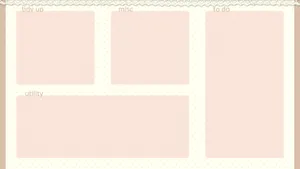 Pink Polka Dots Cute Desktop Organizer Wallpaper