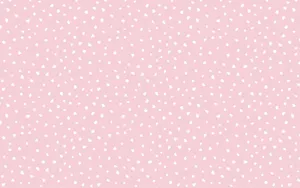 Pink Polka Dots Desktop Aesthetic Wallpaper