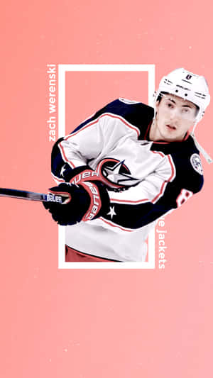 Pink Portrait Idea Zachary Werenski Wallpaper