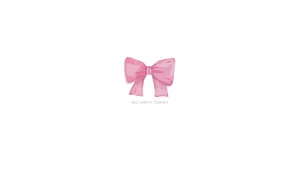 Pink Preppy Bow Wallpaper