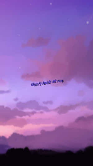 Pink Purple Sky Aesthetic Wallpaper Wallpaper