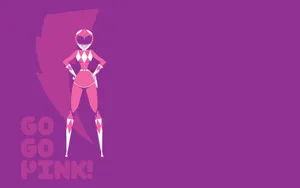 Pink Ranger Power Pose Wallpaper