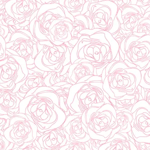 Pink Rose Pattern Aesthetic Wallpaper