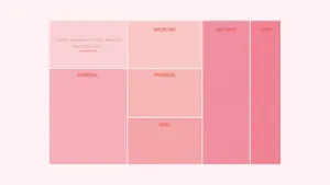 Pink Shades Cute Desktop Organizer Wallpaper