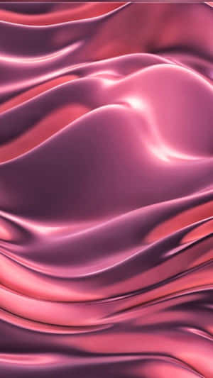 Pink Silk Background With Wavy Lines Wallpaper