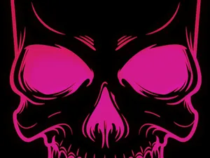 Pink Skull Wallpaper