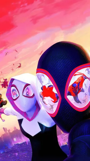 Pink Spider Man And Gwen Stacy Wallpaper