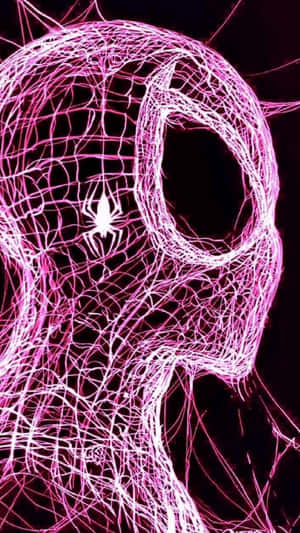 Pink Spider Man Digital Art Wallpaper