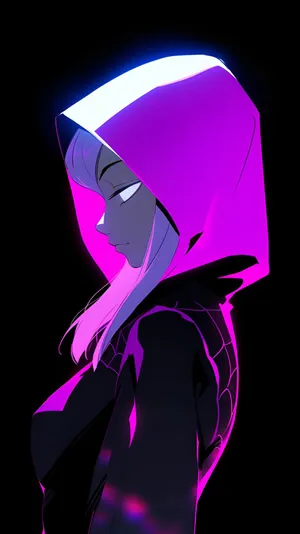 Pink Spider Man Girl Wallpaper