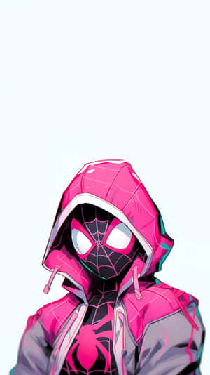 Pink Spider Man Hoodie Wallpaper