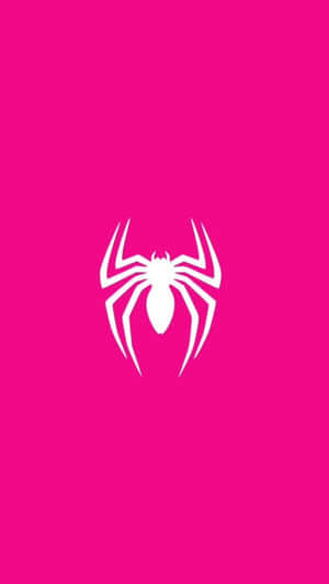 Pink Spider Man Logo Wallpaper