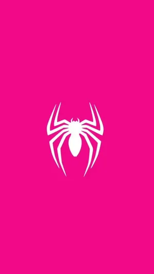 Pink Spider Man Logo Wallpaper