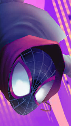 Pink Spider Man Mask Wallpaper