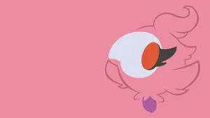 Pink Spritzee With Eyes Closed Wallpaper