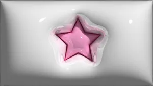 Pink Star Puffy Texture Wallpaper