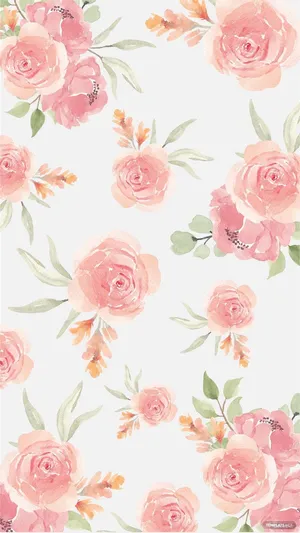 Pink Style - Fresh And Beautiful Floral Wallpaper