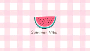 Pink Summer Vibes Watermelon Wallpaper