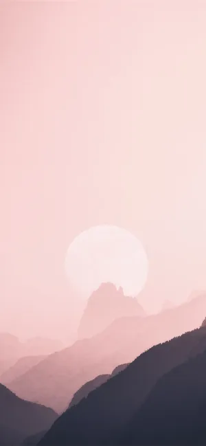 Pink Sunset Aesthetic Iphone Xr Wallpaper