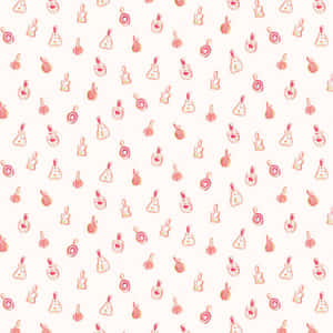 Pink Sweets Pattern Wallpaper