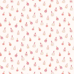Pink Sweets Pattern Wallpaper