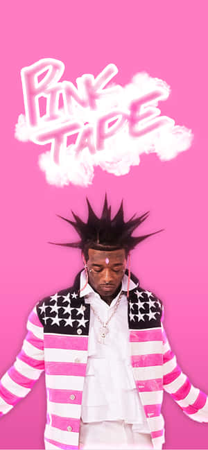 Pink Tape Album Cover Art Wallpaper