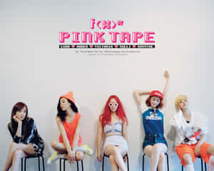 Pink Tape Album Cover Wallpaper