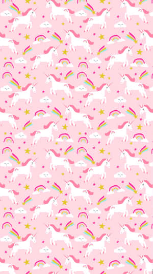 Pink Unicorn 750 X 1334 Wallpaper