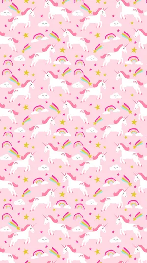 Pink Unicorn 750 X 1334 Wallpaper