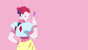 Pink Vector Art Hisoka Morow Wallpaper