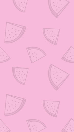 Pink Watermelons Cute Iphone Lock Screen Wallpaper