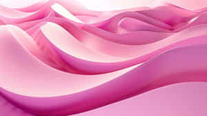 Pink Waves3 D Abstract Wallpaper