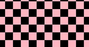 Pinkand Black Checkerboard Pattern Wallpaper