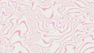 Pinkand White Marble Pattern Wallpaper