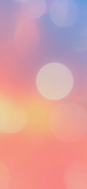 Pinkish Bokeh Home Screen Wallpaper