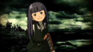 Pino From Ergo Proxy In A Mystical Environment Wallpaper