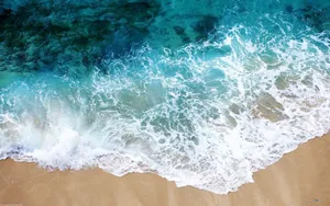 Pinterest Clashing Waves Wallpaper