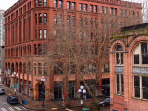 Pioneer Square Historic Buildings Seattle Wallpaper