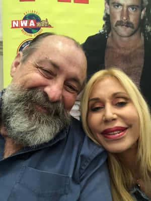 Pioneering Pro Wrestler, Magnum Ta, Taking A Selfie With Fellow Wrestling Icon Missy Hyatt Wallpaper