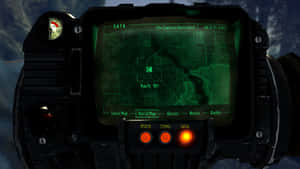 Pip Boy3000 Vault101 Map Wallpaper