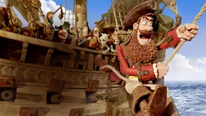 Pirate On Rope From The Pirates Band Of Misfits Wallpaper