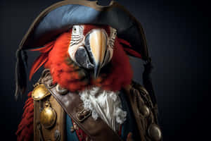 Pirate Parrotin Costume Wallpaper