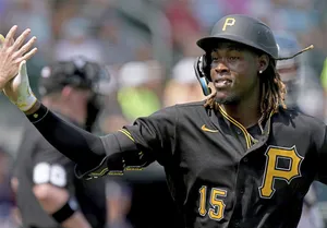 Pirates Player High Five Celebration Wallpaper