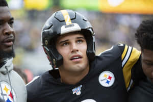 Pittsburgh Steelers Quarterback Mason Rudolph Wallpaper