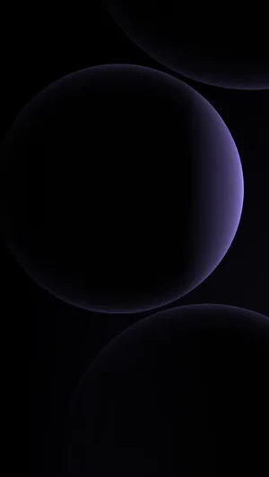 Pixel 3 Xl Dark Violet Blobs Wallpaper