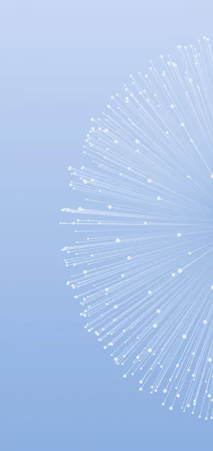 Pixel 3 Xl Soft Blue Circle Lines Wallpaper