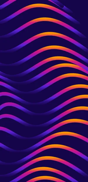 Pixel 3xl Vibrant Wave Wallpaper Wallpaper