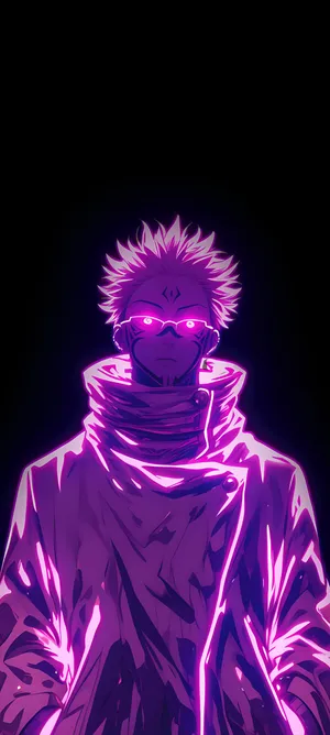 Pixel 9a Neon Anime Wallpaper Wallpaper