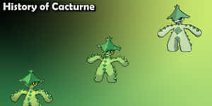 Pixel Art Of Cacturne Wallpaper
