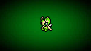 Pixel Celebi Green Background Wallpaper